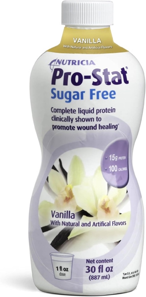 Medicinsk näring Usa Inc Pro Stat Sugar Free Liquid Protein Nutritional Supplement, Mnu40064, 1 pund