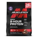 MuscleTech Platinum 8-timmars proteinpulver - 7 Premium Protein Källor med Whey & Casein Protein för ökad Lean Muscle, styrka och förbättrad återhämtning - mjölkchoklad, 50 portioner