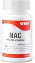 Kosttillskott, N-Acetyl Cysteine (NAC) 600mg, 100 Veg Capsules - Non-GMO, Gluten Free