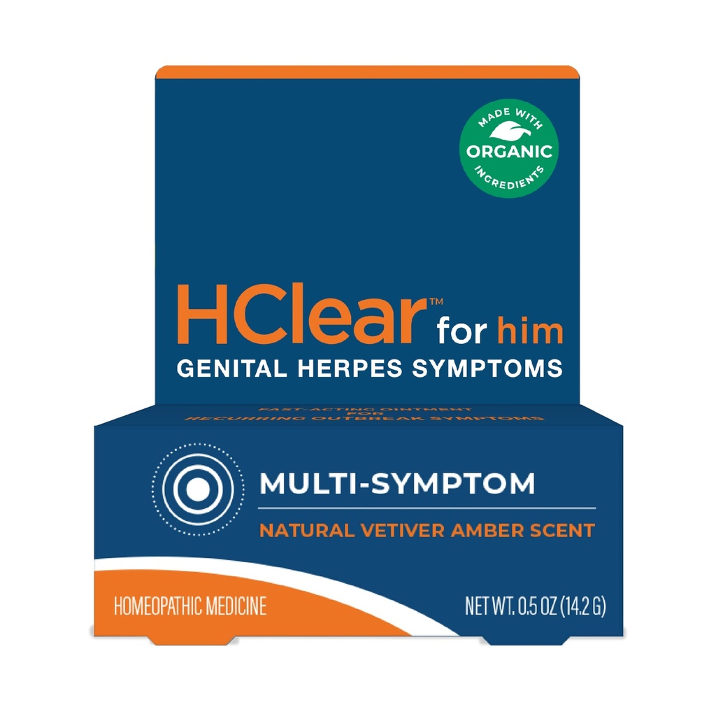 HClear för honom av FemiClear - Topical Ointment - Formulerad med naturliga och organiska ingredienser - Fast-Acting Relief - Tillverkad i USA - (0,5 Oz Tube)