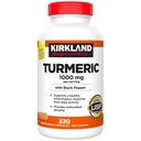 Kirkland Signature Turmeric med Black Pepper, 1000mg (320 greve)