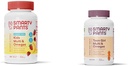SmartyPants Kids Multivitamin Gummies, Sugar Free: Omega 3 (ALA) & Teen Girl Multivitamin Gummies: Omega 3 Fish Oil (EPA / DHA)