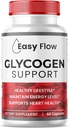 (1 Pack) Easy Flow Glycogen, EasyFlow Glycogen Support Capsules, Glyco Optimizer Formel, Natural Blood Vessel Cleaner, Premium Easy Flow Glycogen Support (60 kapslar)