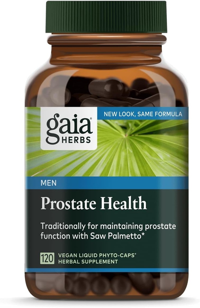 Gaia Herbs - Prostata Hälsa - 120 Vegan Liquid Phyto-Caps