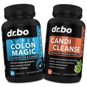 Colon Cleanser Detox & Candi Cleanse Pills - 15 Day Colon Cleanse Pills med Probiotic & Oregano Support Supplement Caprylic Acid Complex för Gut Bowel Movement, Poop Intestinal Stomach Bloating