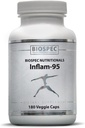 Inflam-95 - Ginger Root Extract 2 000 mg, Curcumin Root Extract, Boswellia Serrata Extract, Nettle Leaf Extract, Bioperine - Stöd Hälsosamt Inflammatoriskt Response*
