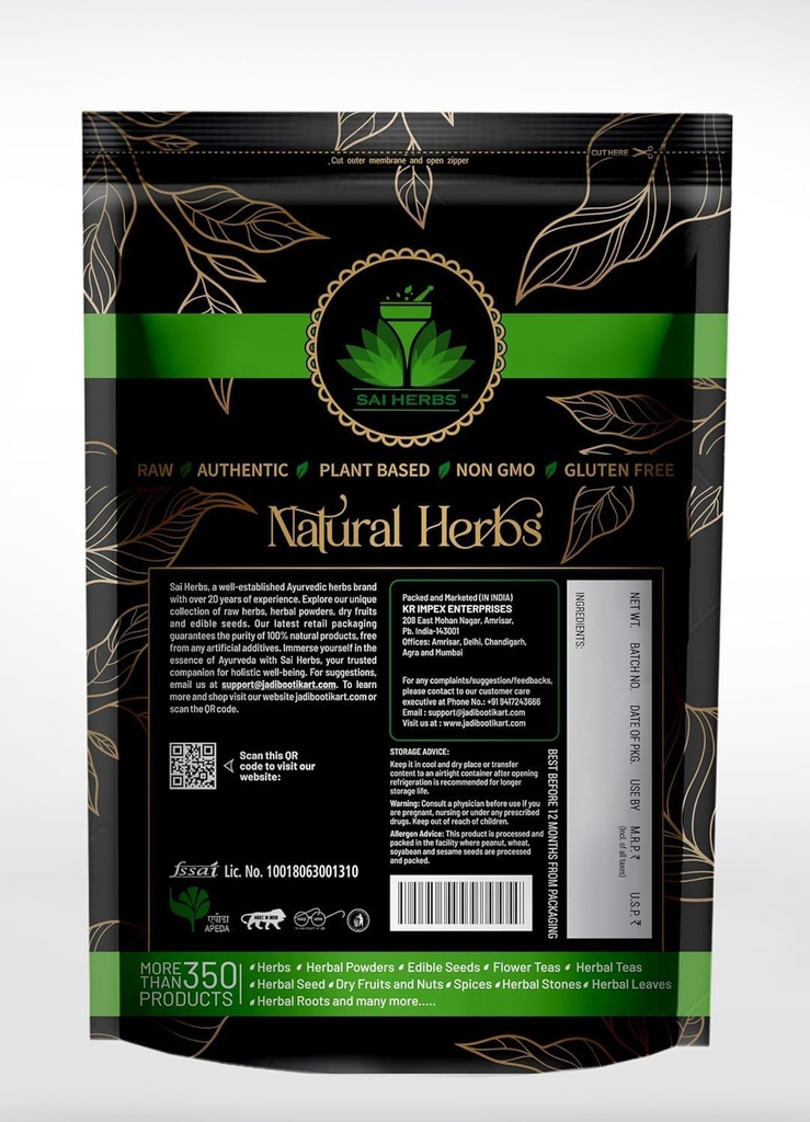 Generisk ATS Muthiyar Koonthal Powder - Torkad Sunk Vine Powder - Pure & Natural (100 Grams)