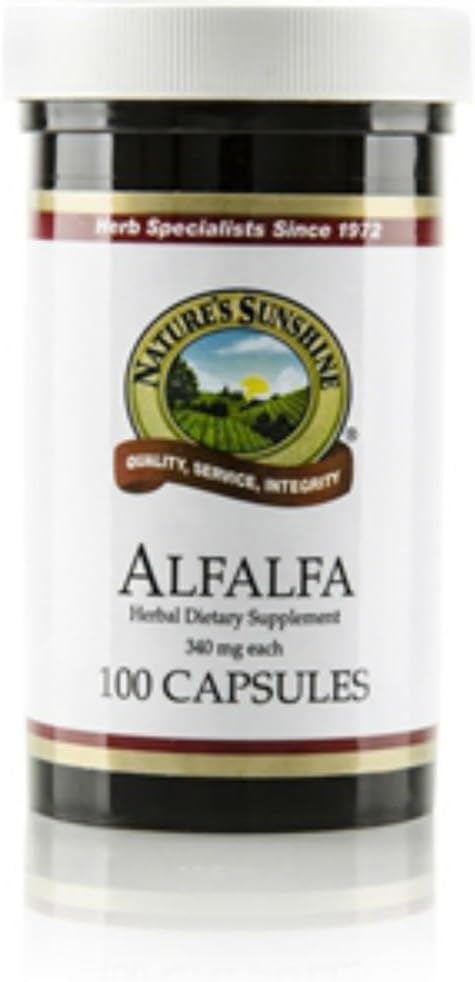 Naturens Sunshine Alfalfa 100 kapslar (Pack of 2)