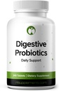 Probiotika för Digestive Health Supports Bloating & Regularity Supplement 240 tabletter 3 miljarder CFU (240, Digestive Probiotics)