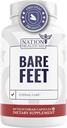Bare Feet - Toenail Care - Nails Supplement med vitamin A, Vitamin C, Oregano Powder och mer - Nail Repair, Tillväxt och Nail Care - Foot Health, 60 kapslar
