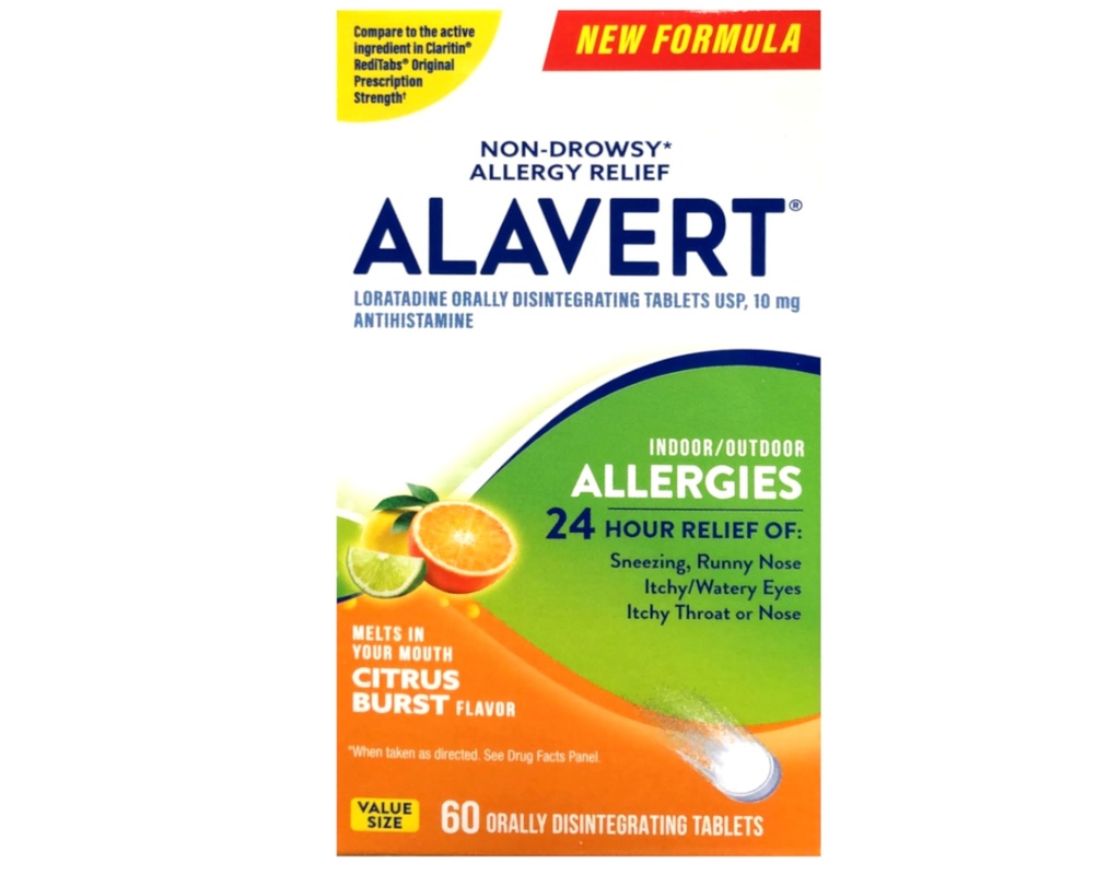 Alavert 24 timmars oralt sönder tabletter Citrus Burst 60 tabletter