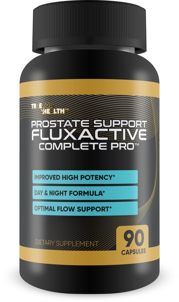 Prostate Support Fluxactive Complete Pro - Premium Prostate Formel med Panax Ginseng - Främja T Prostate Hälsa för Mäns hälsa och välbefinnande - Hjälp Blodflöde & Stamina - Prostata Supplements för Män