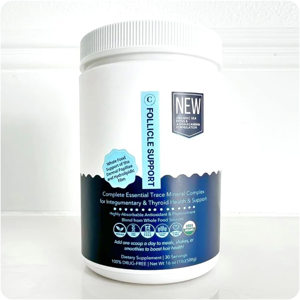 CRISAN Complete Hair Follicle Support Hair Growth Supplement - Sea Moss, Saw Palmetto, Amla och mer