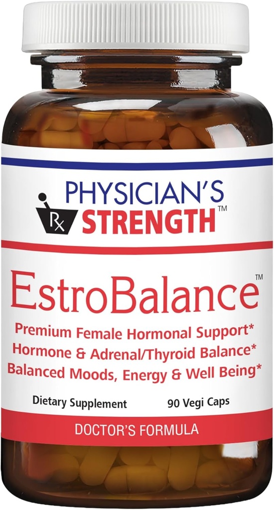 Läkarens styrka EstroBalance - 90 Vegi Caps - Hormonsystem Metabolic Support - 45 portioner