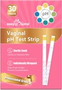 Easy@Home Vaginal pH Test -30 Strips | BV Test Kit hemma för kvinnor | Yeast Infection Test + pH Balance för kvinnor