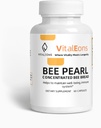 Bee Pollen Supplment - Bee Pollen, Propolis och Royal Jelly - Vitaleons Bee Pearl - Varje pärla har vitaminer, mikroelement, polyfenoler och antioxidanter (Vegetarian, 60 kapslar)