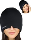 Fast Acting Migraine Relief Cap - Designad för Migraine, Sinus spänning Headache Relief, Double Layer Gel Ice Mask, Therapeutic Migraine Mask - Cold & Hot Compression, One Size Fits All