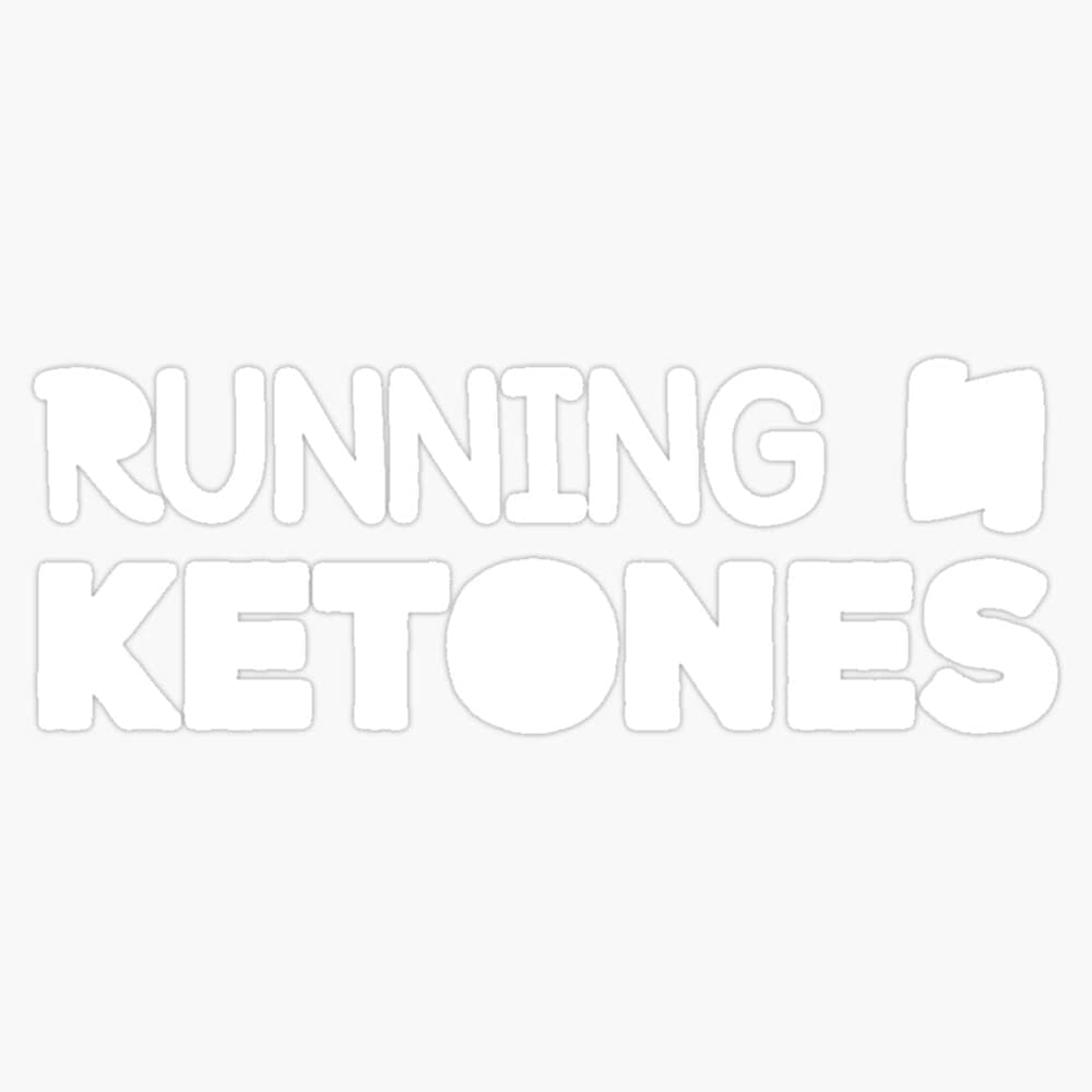 Magnet kör på Ketones Keto Diet Gym Workout Magnet Vinyl Magnetic Sticker Size 5
