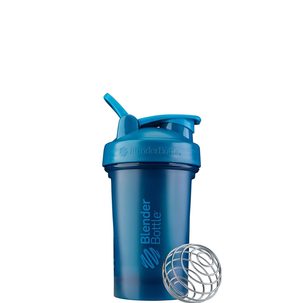 BlenderBottle Classic V2 Shaker Bottle Perfekt för Protein Shakes och Pre Workout, 20-Ounce, Ocean Blue