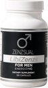ZENZSUAL LibiZenzs Män - Naturlig kosttillskott Blend med Ginseng, Maca Root, Ashwagandha - Ökar testosteronnivåer - Gluten Fri (120 kapslar)