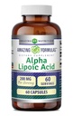 Fantastiska formler Alpha Lipoic Acid | 200 Mg Supplement | Kapslar | Icke-GMO | Glutenfri | Tillverkad i USA (1 Pack, 60)