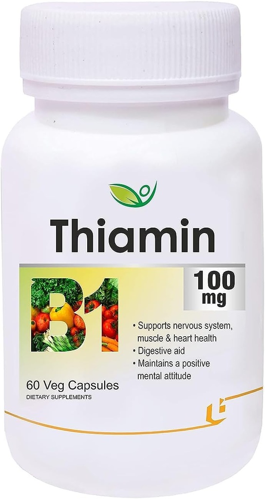 Generisk Pub Thiamin (Vitamin B1) - 60 Veg kapslar