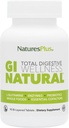 Natures Plus GI Natural Total Digestive Wellness - 90 Bi-Layered Tablets, Pack of 2 - med L-Glutamine, Probiotika, Prebiotika & Enzymer - Gluten Free - 60 Total Servings