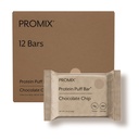 ProMix Nutrition Protein Puff Bars, 12-Pack - Chocolate Chip - Marshmallow Crispy Treat - Great Tasting & Healthy On The Go Snack - High Protein & Low Calorie - Non-GMO & Free från Gluten, Soy & Corn