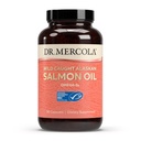 Dr Mercola Wild fångade Alaskan laxolja, 30 portioner (90 kapslar), Omega-3, kosttillskott, stöder hälsosam hjärna och kognitiv funktion, icke-GMO, MSC Certified