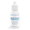 Biotics Research Bio K Mulsion Liquid Vitamin K Drops - 500 mcg / S - Vitamin K1 fytonadion för vuxna - VIT K Supplement - Starka Bones, Hjärthälsa, Blod Clotting Support, 1 fl oz