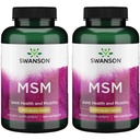 Swanson Msm 1000 mg 120 Caps (2 Pack)