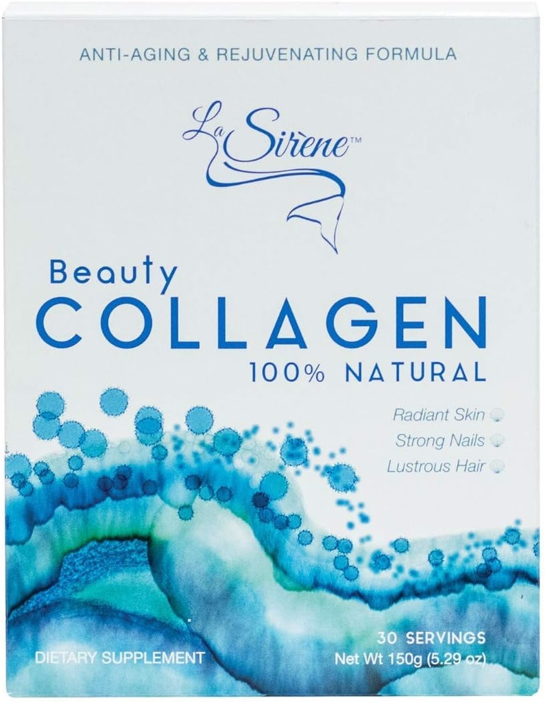 100% naturlig marin skönhet Collagen, typ 1 - Premium Anti-Aging Supplement Powder för hud, hår och naglar - tillverkad i Japan