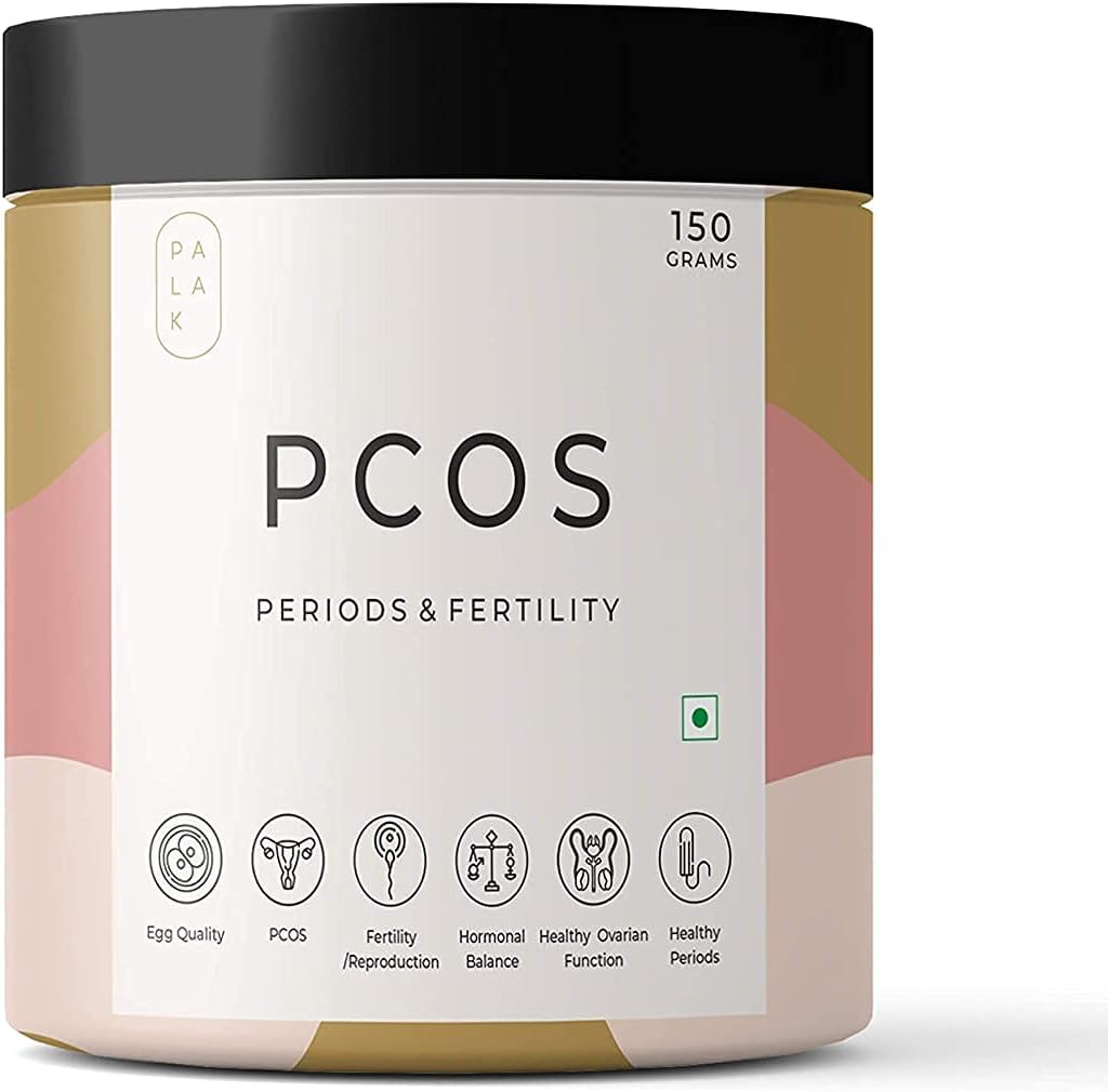 Palak Notes: PCOS / PCOD med Myo-Inositol, D Chiro Inositol, L Arginine, L Methyl Folate / 150 Grams