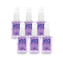 Purell Advanced Hand Sanitizer Gel Infused med Essential Oils, Calming Lavender, 2 fl oz Travel-Size Pump Bottle (Pack of 6), 3905-04-EC