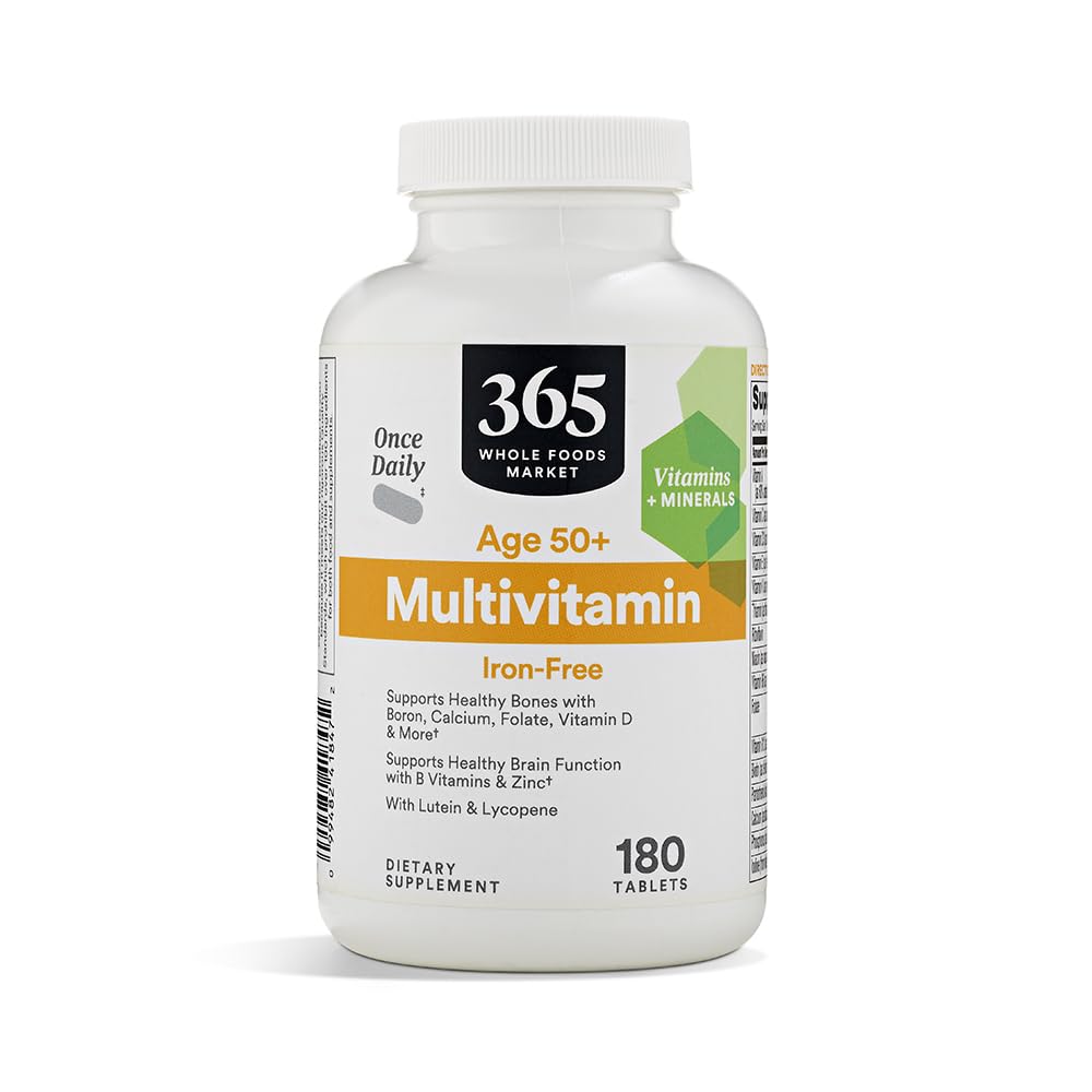 365 av Whole Foods Market, Mature Adult Once Daily Multi, 180 Count
