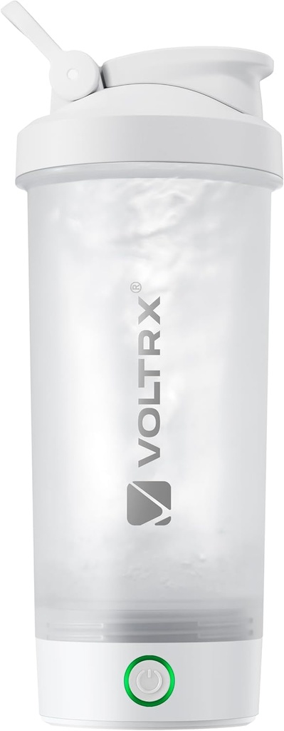 VOLTRX Protein Shaker Bottle, Merger USB C Rechargeable Electric Protein Shake Mixer, Shaker Cups för Protein Shakes och Meal Replacement Shakes, BPA Free, 24oz