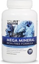 Mega Minerals Supplement by Youfit Nutrition | Alla 72 spårmineraler | Premium Formel med källa av mineraler och immunhälsostöd | Järnfri | Allt i en | 1000mg Calcium 500mg Magnesium