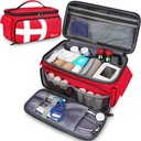 Mancro First Aid Bags Empty, Medical Travel Bag med flera fickor, Pill Bottle Organizer för resor, hemlagring, Trauma Bag för EMT, sjuksköterskor, läkare, nödväska för medicin, medicinska förnödenheter