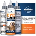 Alla Pets Eye Wash Drops för Relieve Pink Eye, Allergies Symptom, Infections & Runny, Torra ögon - Smärtfri behandling hjälper till att förebygga abrasioner, irritationer och konjunktivit