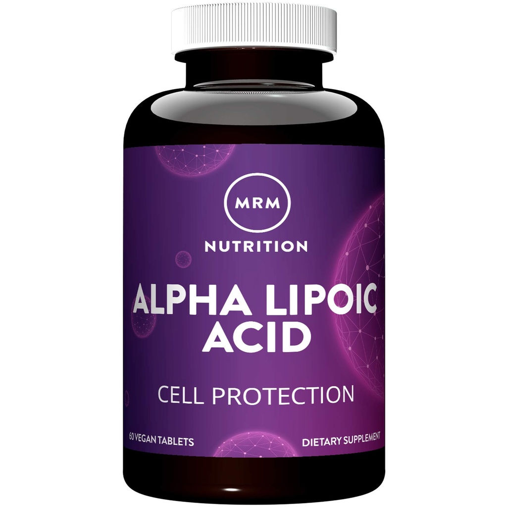 MRM Nutrition Alpha Lipoic Acid | 300mg ALA | Cellskydd | Liver Health + avgiftning | Potent antioxidant | Vitamin C + E Regeneration | 60 portioner