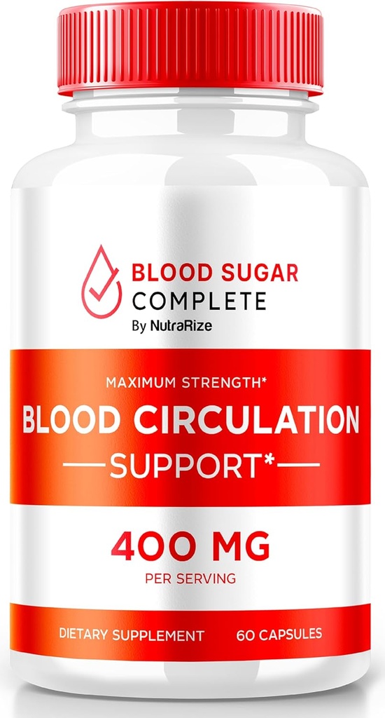Blodsocker Komplett kapslar - Natural Blood Support Optimizer - Inkluderar vitamin C, Cinnamon Powder, Prickly Pear Extract & Turmeric Root Powder (60 kapslar)