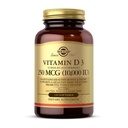 Solgar Vitamin D3 (Cholecalciferol) 250 MCG (10.000 IE), 120 Softgels - hjälper till att upprätthålla hälsosamma ben och tänder - Immunsystem Support - Non GMO, Gluten / Dairy Free - 120 portioner