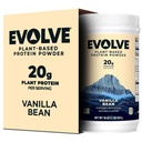 Evolve Protein Powder, Ideal Vanilla, 20g Protein, 1 pund (Pack of 2)