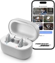 Lexie B2 OTC Hörapparater som drivs av Bose - Bluetooth Call aktiverad för iOS, laddningsbar med App Control, hela dagen komfort. Självpassande lösning, bullerreducering, för mild till måttlig hörselnedsättning (Gray)