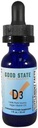 Vegan Vitamin D3 by Good State | 100% Plant Sourced från Algae | Vegan Professional Grade Supplement | 1 Fluid Ounce Glass flaska | 300 portioner