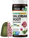 BIO KRAUTER Valerian Root Gummies - 1800 mg Styrka - 90 Vegan Chews - No Melatonin - Stödavlaxering och lugn - Valerian Root Extract