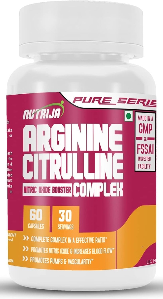 L-ARGININE OCH L-CITRULLINE COMPLEXTM (60 kapslar)