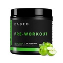 Kaged Original Pre Workout Powder | Krisp Apple | Pre-Kaged | Formulerad med Kreatin, Beta Alanine, ren koffein | 20 portioner