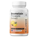 Balancebreens Bromelain 500mg, 120 kapslar - Pineapple Extract Digestive Enzyme, stöder matsmältning och gemensamma hälsotillskott