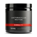 Toniiq 50 miljarder CFU Lactobacillus Reuteri Probiotic 50mg per portion - L Reuteri Probiotics - Högsta CFU greve Lactobacillus Reuteri Probiotic - 60 vegetariska kapslar - 60 portioner